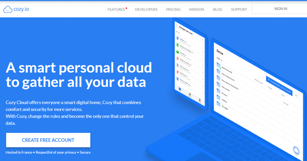 Best cloud service 2020 Cozy.io review Blogternet